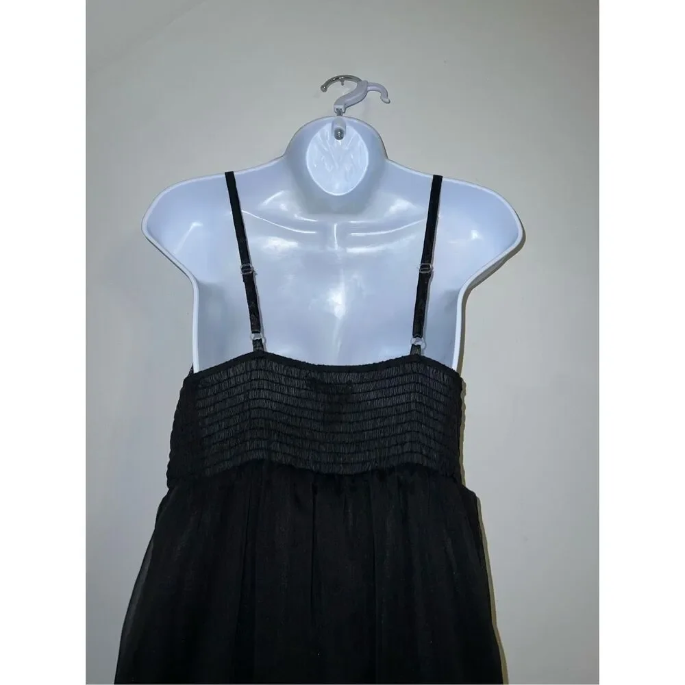 Women’s Black American Rag Sequined Mini Dress/Top - Picture 7 of 8